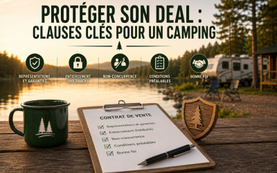 Protéger son deal : clauses clés pour un camping